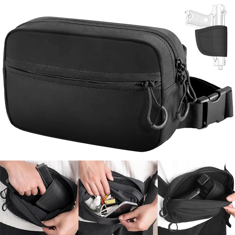 Edc Carry Fanny Pack - Bolsa de transporte oculta para pistola,