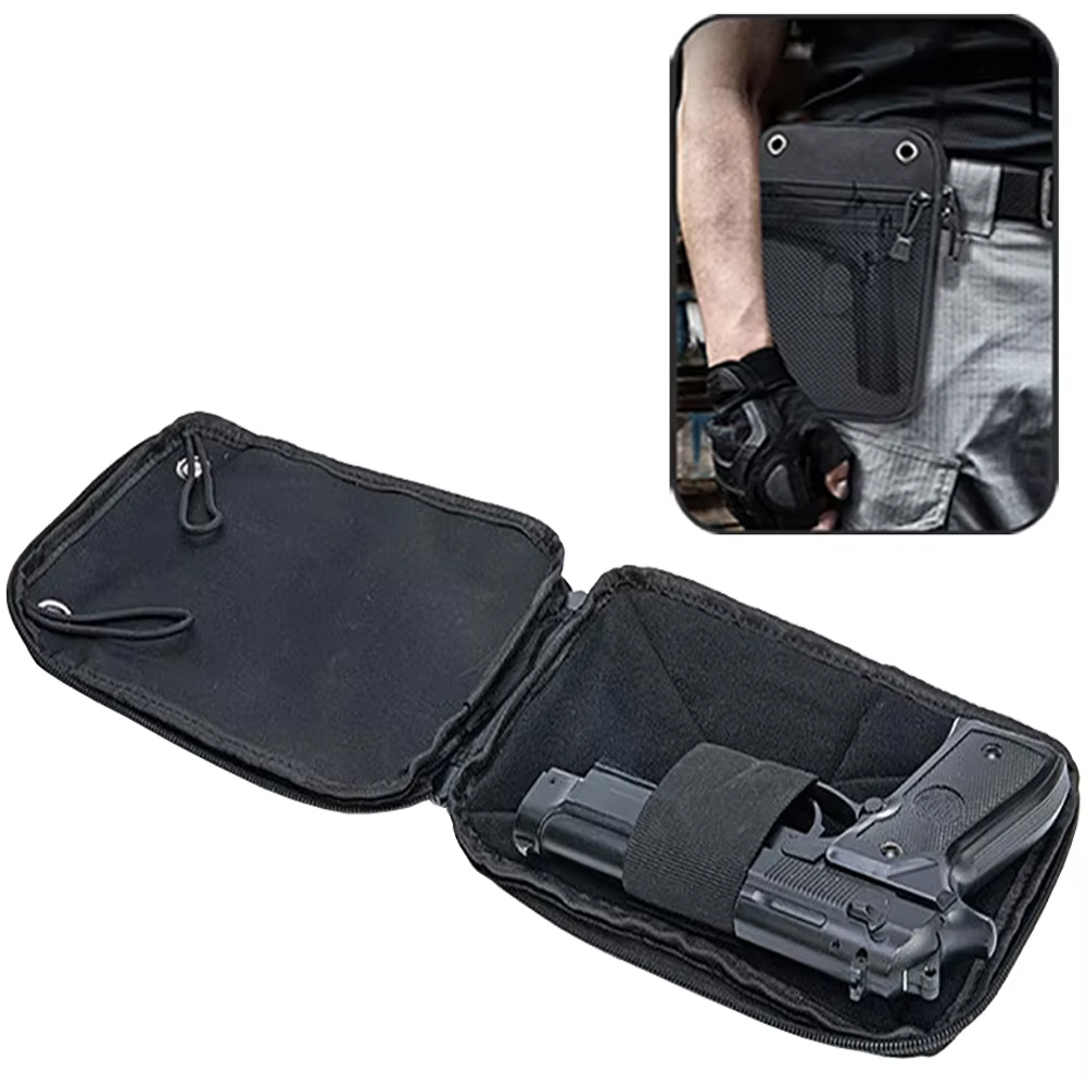 Edc Carry Fanny Pack - Funda táctica Molle para pistola oculta,