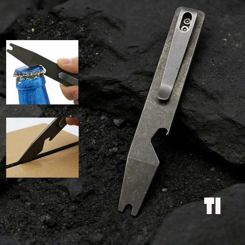 Titanium Pry Bar - Palanca Multifuncional de Aleación de Titanio