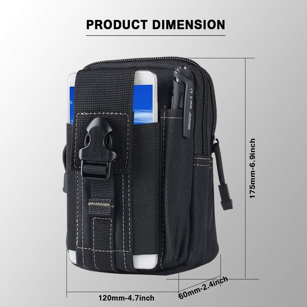 Bolsa táctica Molle para cintu - Edc Concealed Carry Belt reseña y precio