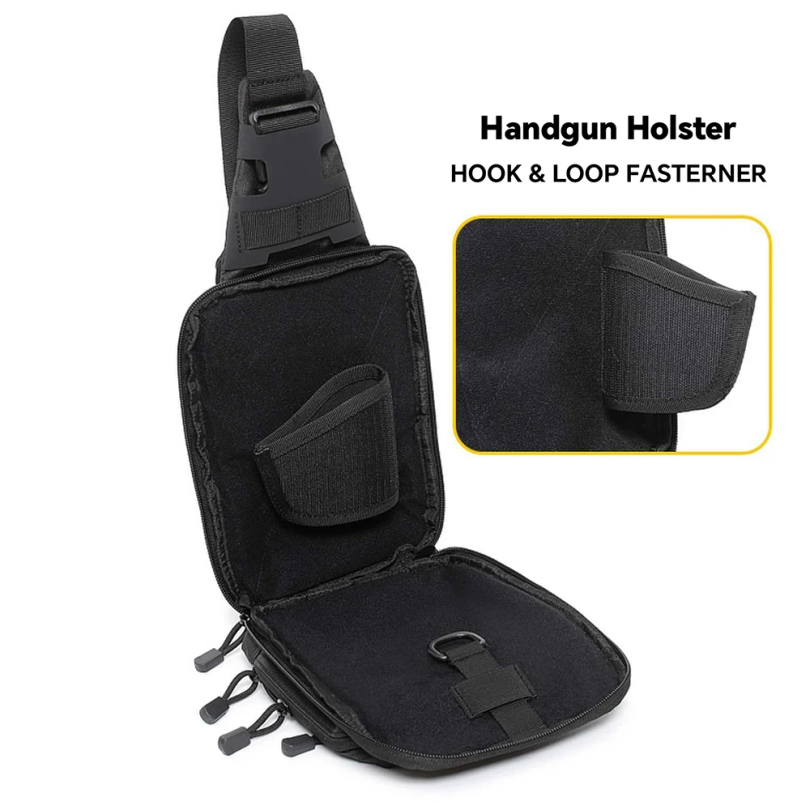 Bolso Táctico Bandolera para P - Edc Carry Bag For Pistol reseña y precio