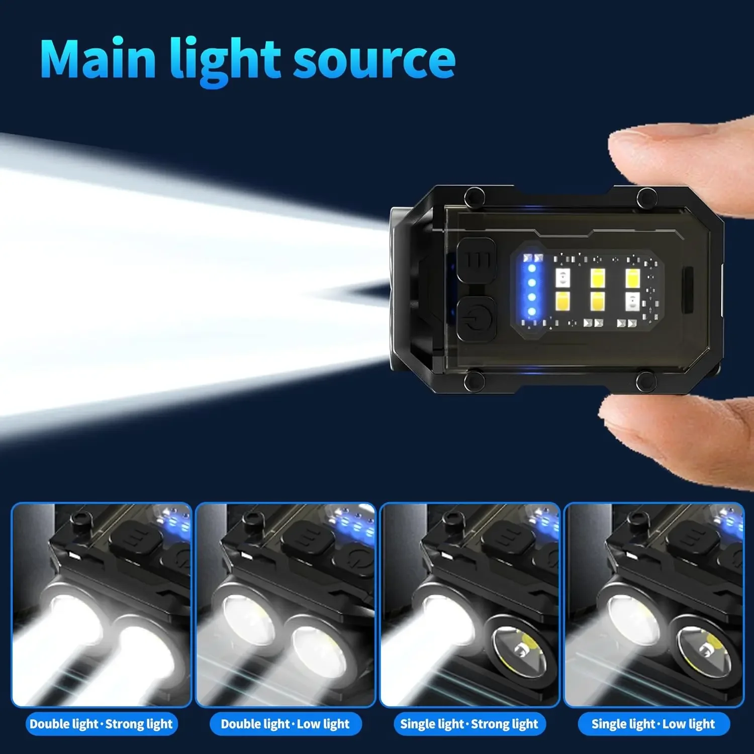 Linterna con Clip recargable M - Keychain Flashlight reseña y precio