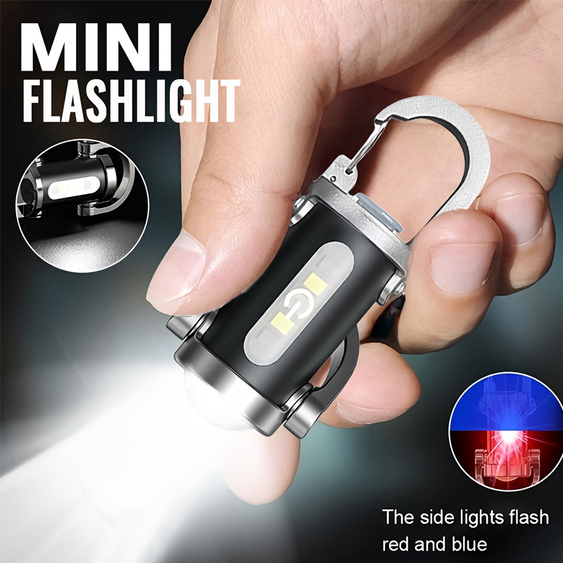 Mini llavero linterna recargab - Keychain Flashlight reseña y precio