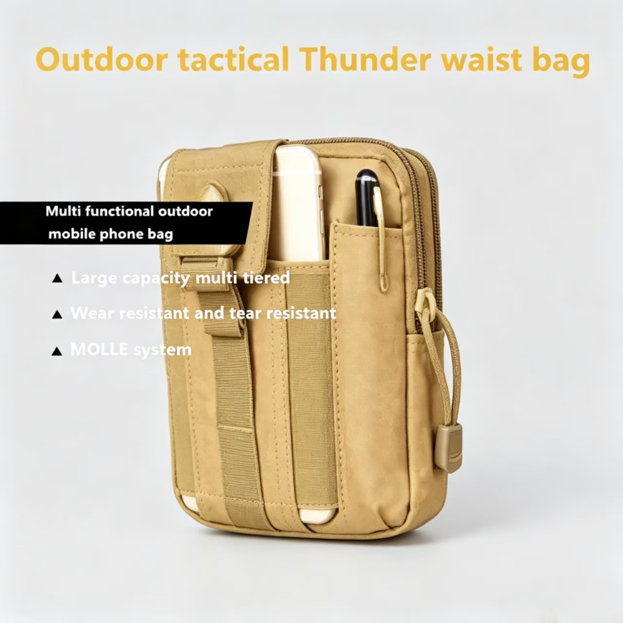 Bolsa Táctica MOLLE para Cintu - Edc Concealed Carry Belt reseña y precio