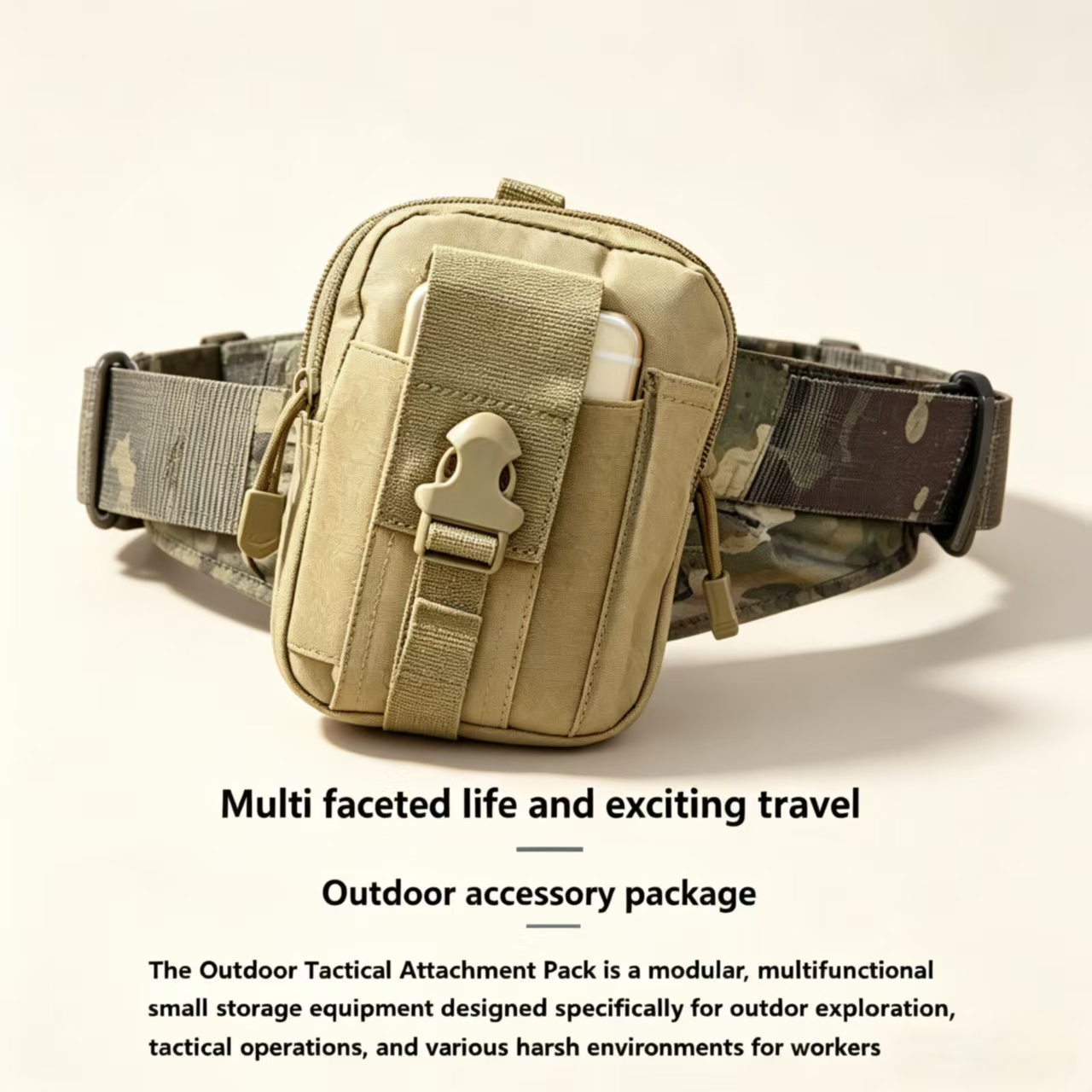 Bolsa Táctica MOLLE para Cintu - Edc Concealed Carry Belt reseña y precio