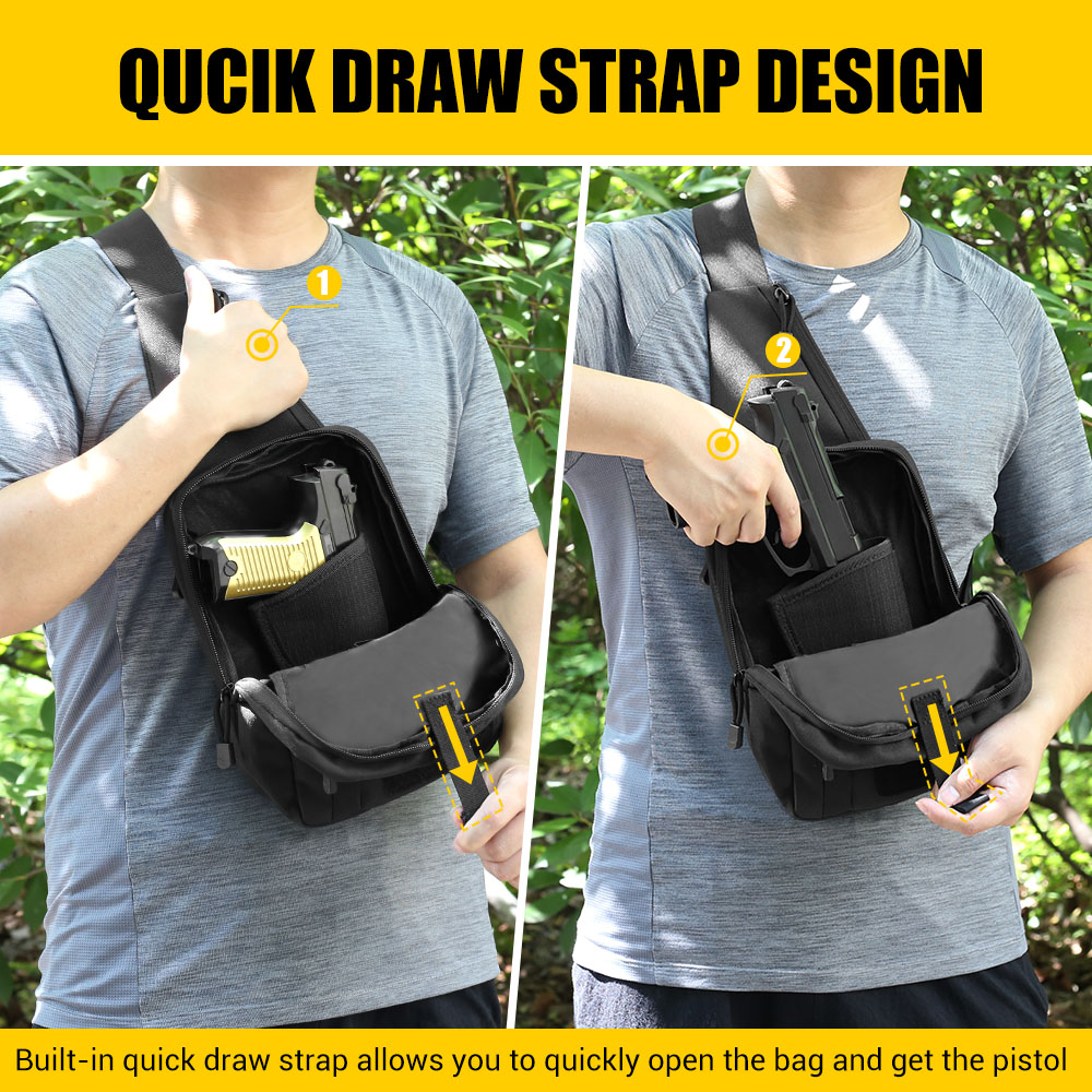 Bolsa táctica para pistola, fu - Edc Carry Bag For Pistol reseña y precio