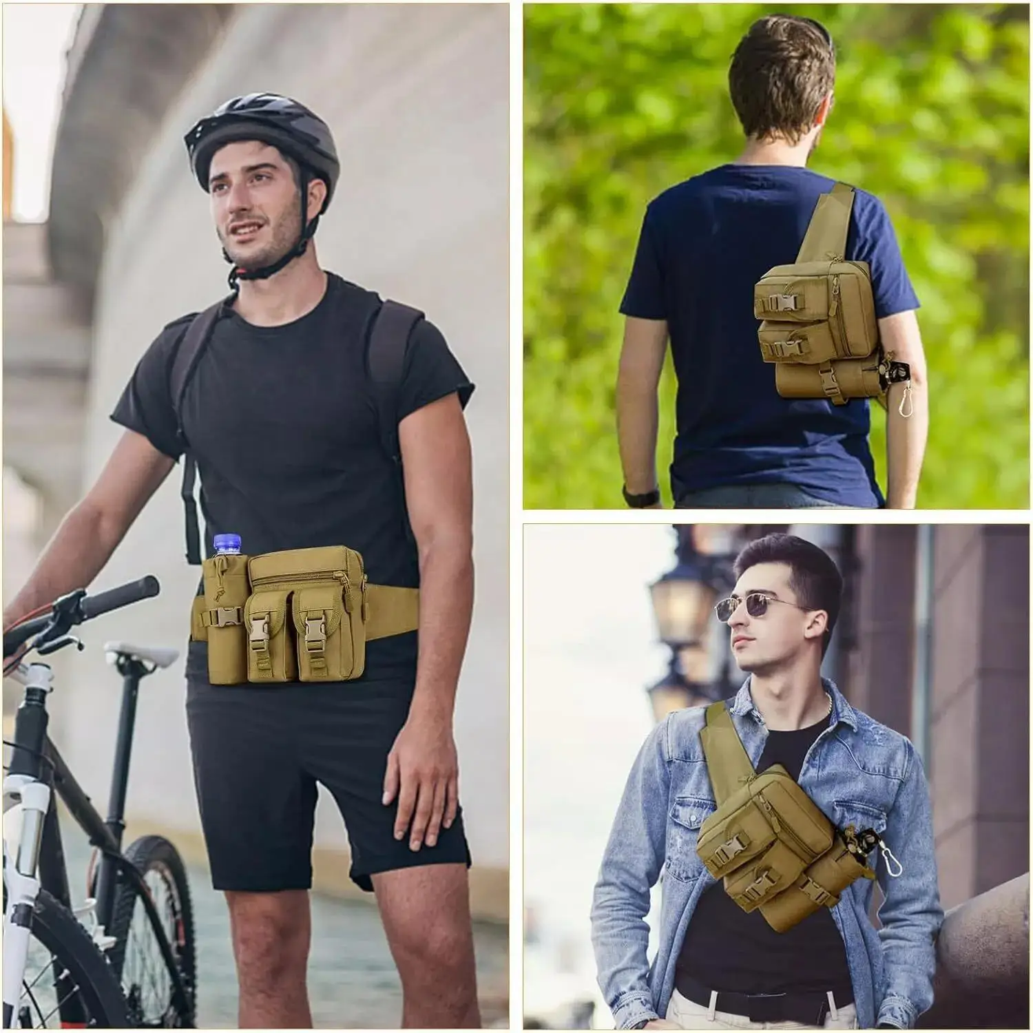 Riñonera táctica para hombre,  - Edc Carry Bag For Pistol reseña y precio