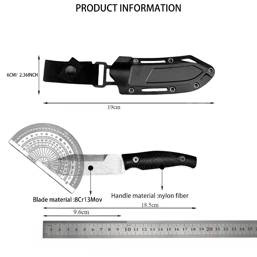 KS 1083 Cuchillo recto pequeño - Edc Carry Fixed Blade reseña y precio
