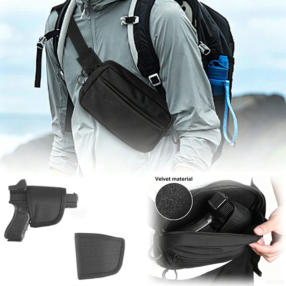 Riñonera táctica oculta con fu - Edc Carry Bag For Pistol reseña y precio