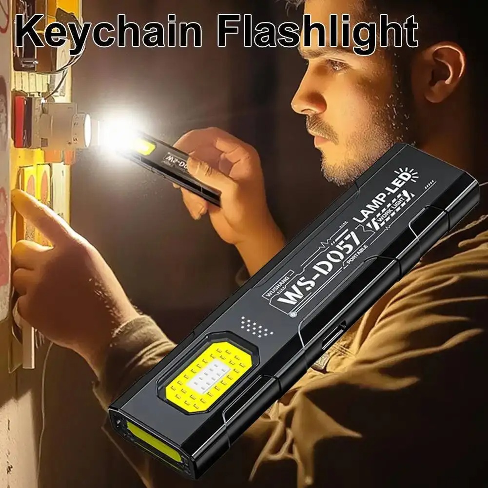 Potente Mini Linterna COB de L - Keychain Flashlight reseña y precio