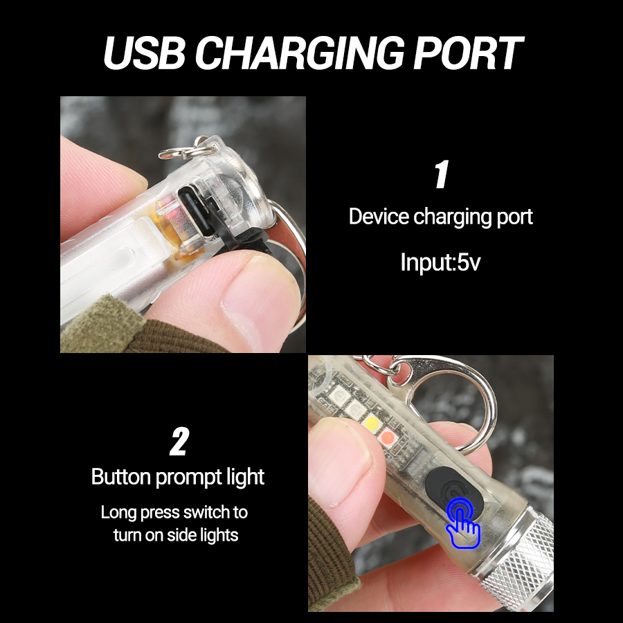 Mini linterna para llavero, li - Keychain Flashlight reseña y precio