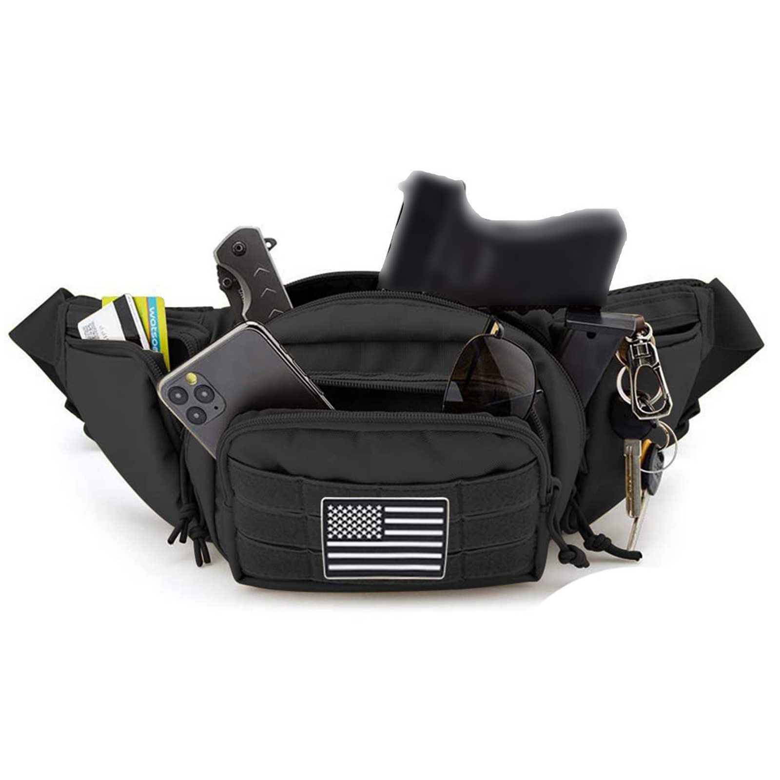 Riñonera táctica con funda par - Edc Carry Bag For Pistol reseña y precio