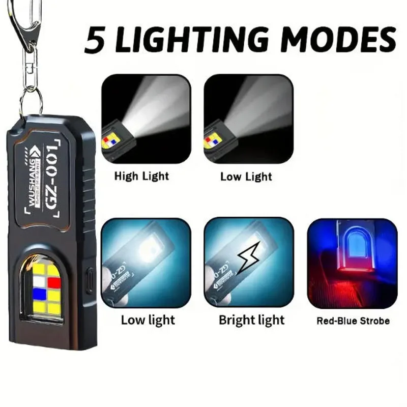 Linterna LED para llavero, rec - Keychain Flashlight reseña y precio