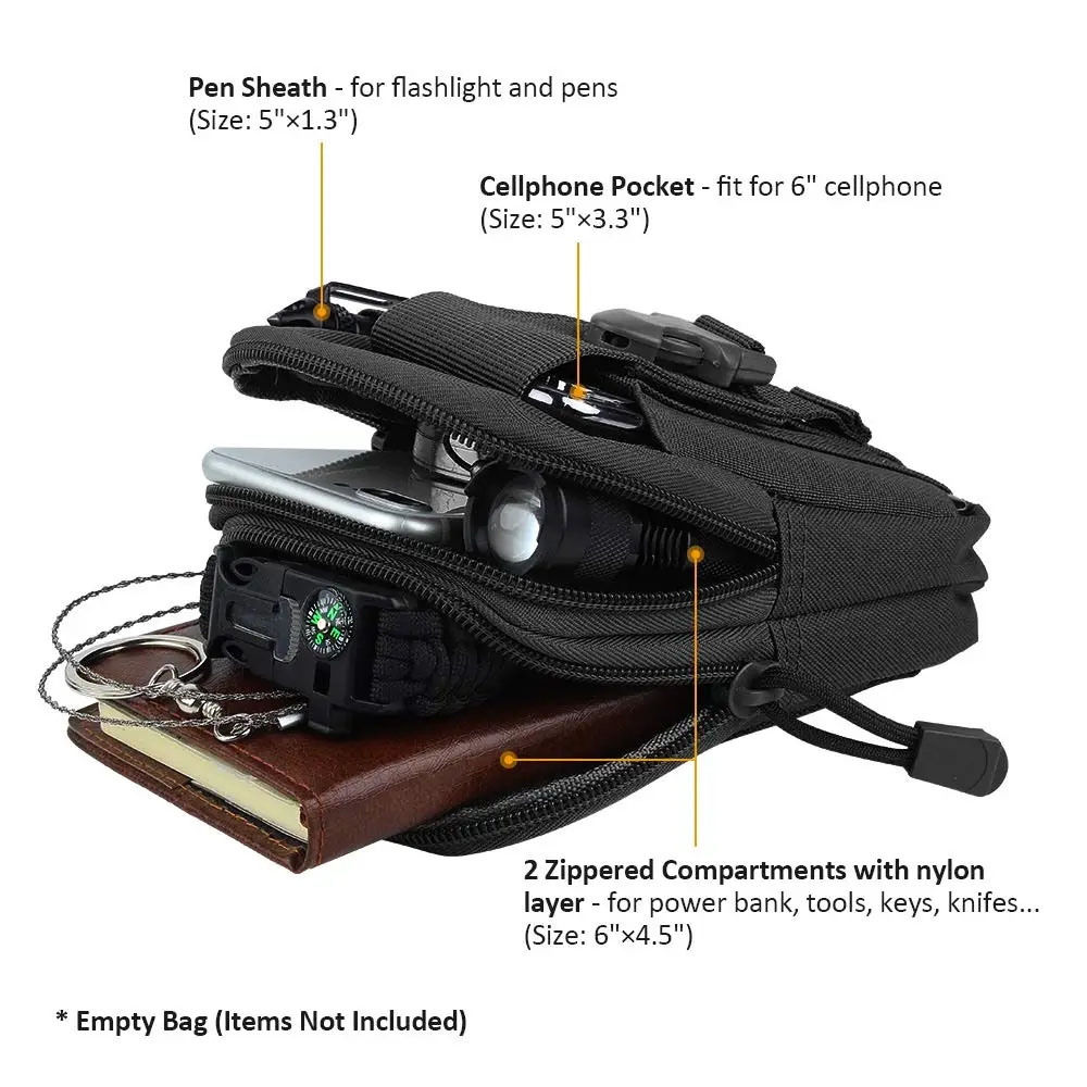Bolsa de Cintura Táctica para  - Edc Concealed Carry Belt reseña y precio