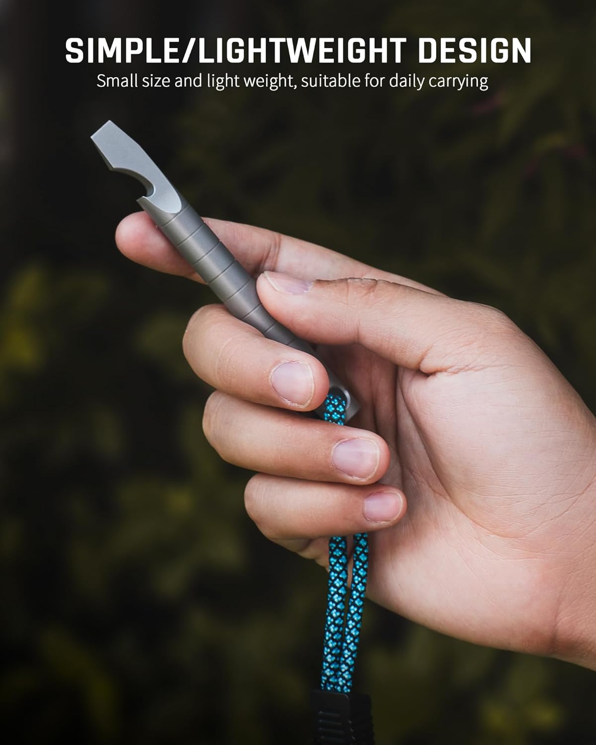 TISUR Titanium EDC Pry Bar, ll - Titanium Pry Bar reseña y precio